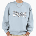 Soccer Love White Sweatshirt - Casual Everyday Wear Men Women - T-Shirt, Sweatshirt, Hoodie