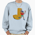 Letter Initial J Child Personalised Sweatshirt - Novelty Apparel Men Women - T-Shirt, Sweatshirt, Hoodie