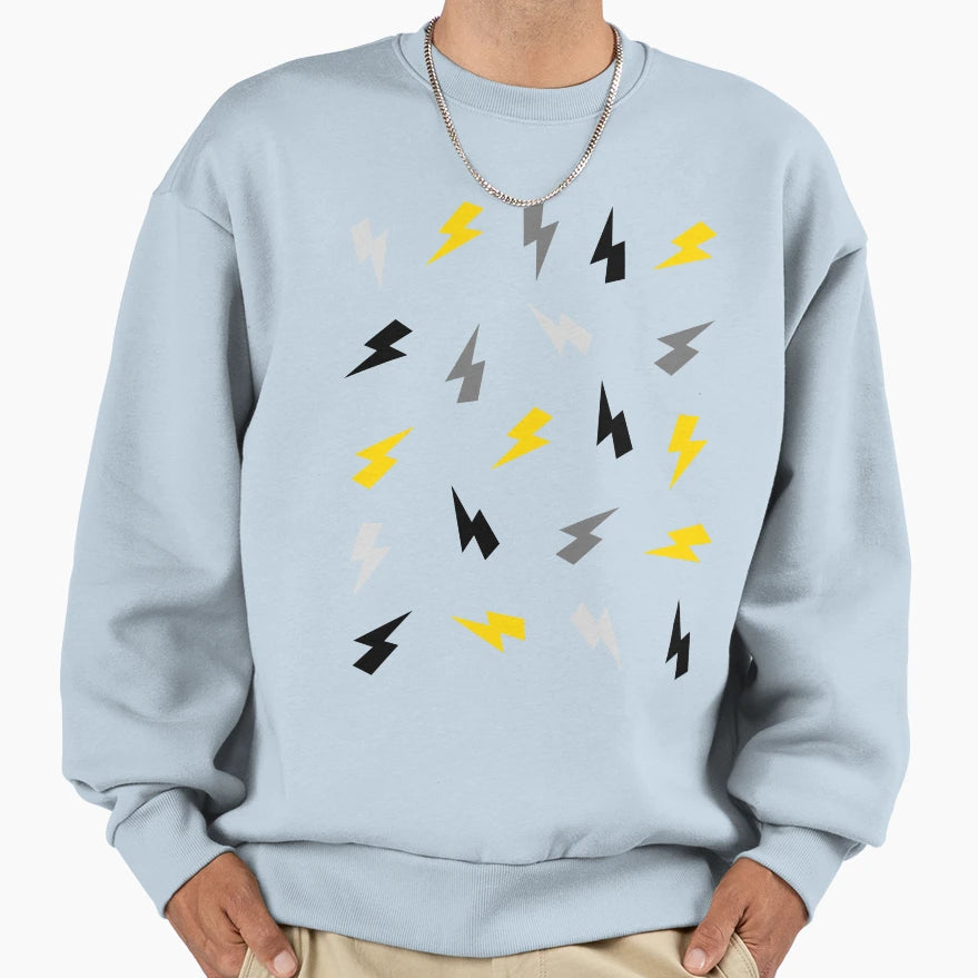 Yellow Grey And Black Sweatshirt - Casual Everyday Wear for Adults - T-Shirt, Sweatshirt, Hoodie
