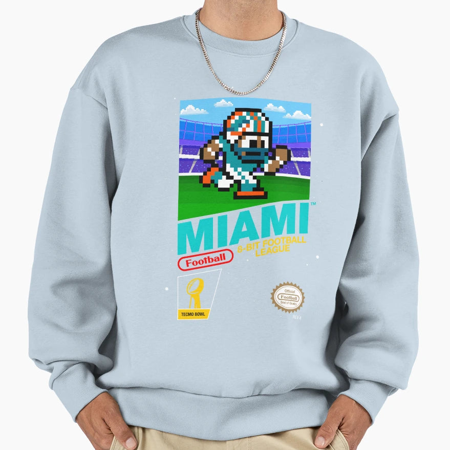 Miami Dolphins Sweatshirt - Fun Novelty Design for Adults - T-Shirt, Sweatshirt, Hoodie
