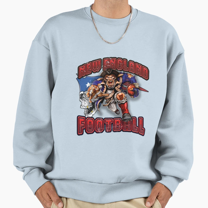 New England Football Sweatshirt - Aesthetic Graphic Unisex - T-Shirt, Sweatshirt, Hoodie