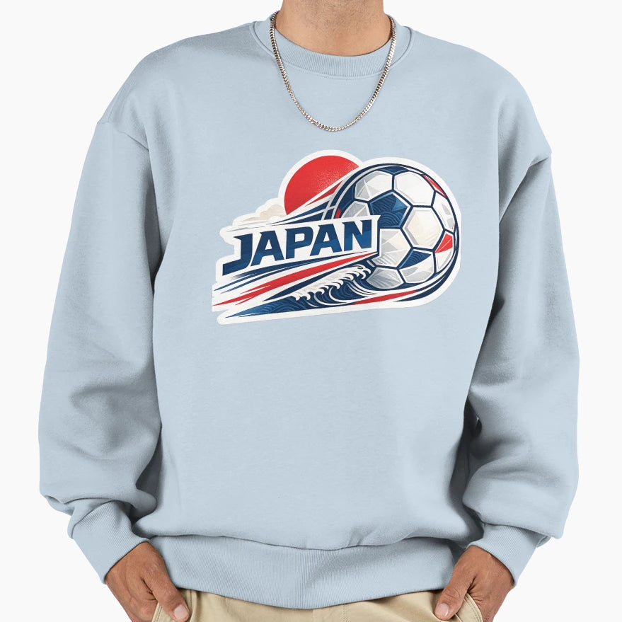 Japan Football Fans Who Love Sweatshirt - Custom Art Print for Adults - T-Shirt, Sweatshirt, Hoodie
