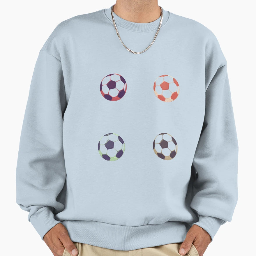 Soccer Ball Sweatshirt - Graphic Print for Adults - T-Shirt, Sweatshirt, Hoodie