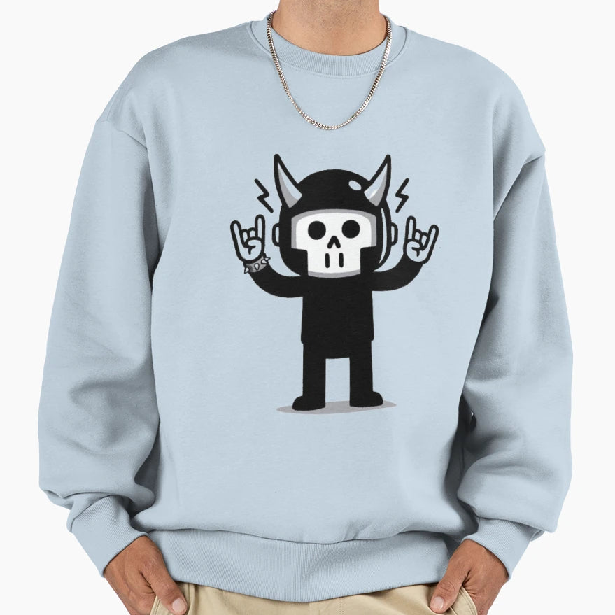 Metalhead Sweatshirt - Aesthetic Graphic Unisex - T-Shirt, Sweatshirt, Hoodie