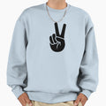 Hand Peace Sign Or Victory Sign Simple Sweatshirt - Trendy Graphic Unisex - T-Shirt, Sweatshirt, Hoodie