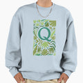 Q Monogram Floral Motifs Sweatshirt - Casual Everyday Wear Unisex - T-Shirt, Sweatshirt, Hoodie