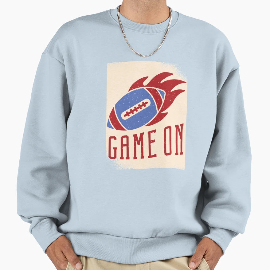 American Football Rugby Gridiron Sweatshirt - Novelty Apparel for Adults - T-Shirt, Sweatshirt, Hoodie