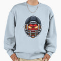 American Football Red Evil Helmet Sweatshirt - Graphic Print Men Women - T-Shirt, Sweatshirt, Hoodie