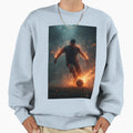 Dark Aura Soccer Power Shot Sweatshirt - Casual Everyday Wear Men Women - T-Shirt, Sweatshirt, Hoodie