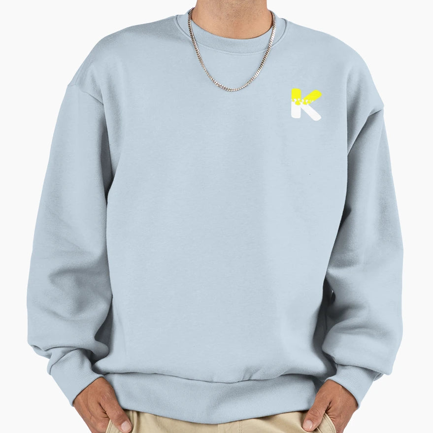 Letter K Sweatshirt - Aesthetic Graphic Men Women - T-Shirt, Sweatshirt, Hoodie