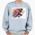 American Football Player Sweatshirt - Aesthetic Graphic Men Women - T-Shirt, Sweatshirt, Hoodie