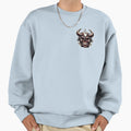 Dan Flashes Horned Skull Dan Flashes Sweatshirt - Minimalist Print Unisex - T-Shirt, Sweatshirt, Hoodie