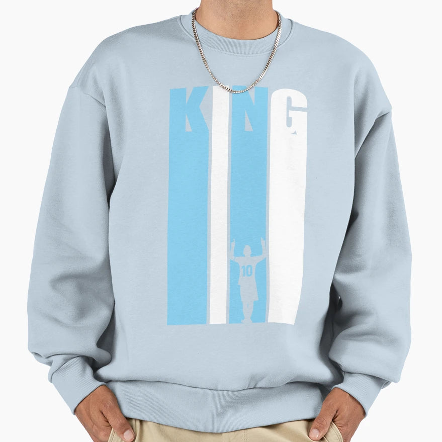 Soccers King Sweatshirt - Graphic Print Unisex - T-Shirt, Sweatshirt, Hoodie