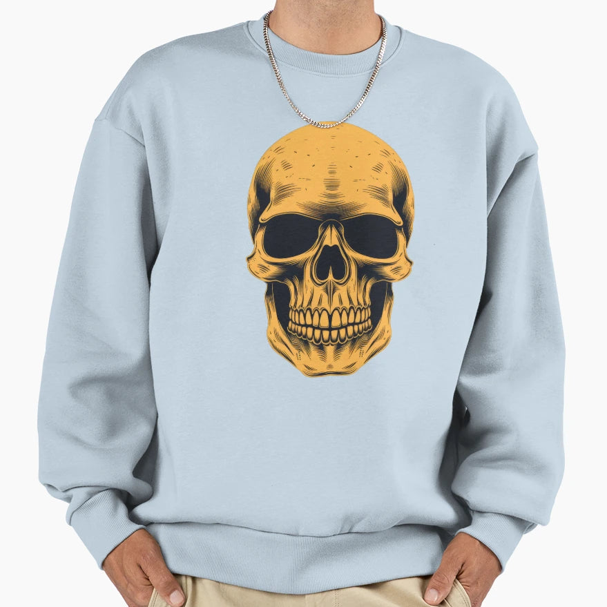 Skull Sweatshirt - Unique Graphic Men Women - T-Shirt, Sweatshirt, Hoodie