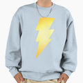 Black Adam Shazam Lightning Sweatshirt - Trendy Graphic for Adults - T-Shirt, Sweatshirt, Hoodie