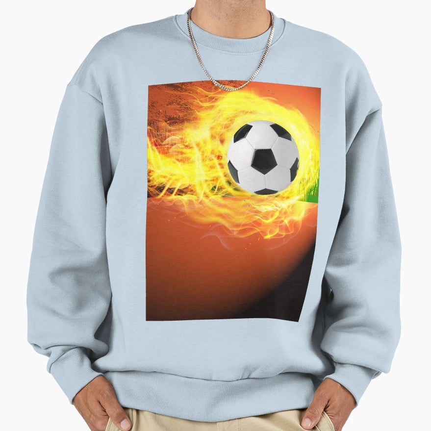 I Am Fire Ball No Text Sweatshirt - Minimalist Print Unisex - T-Shirt, Sweatshirt, Hoodie