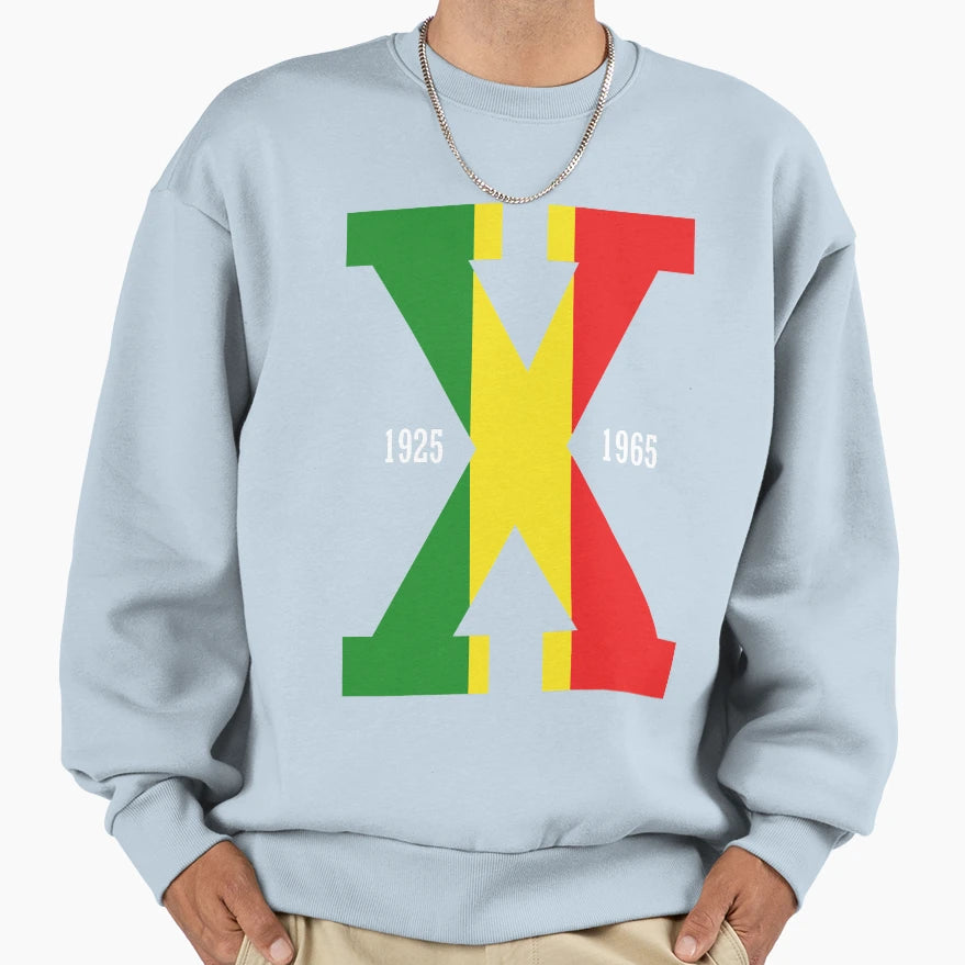 Gifts American Malcolm X Human Sweatshirt - Casual Everyday Wear Men Women - T-Shirt, Sweatshirt, Hoodie