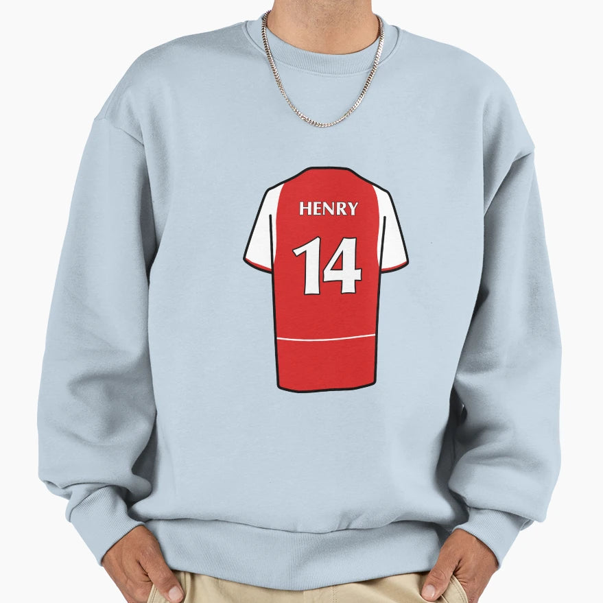 Thierry Henry 2004 Jersey Sweatshirt - Trendy Graphic Men Women - T-Shirt, Sweatshirt, Hoodie
