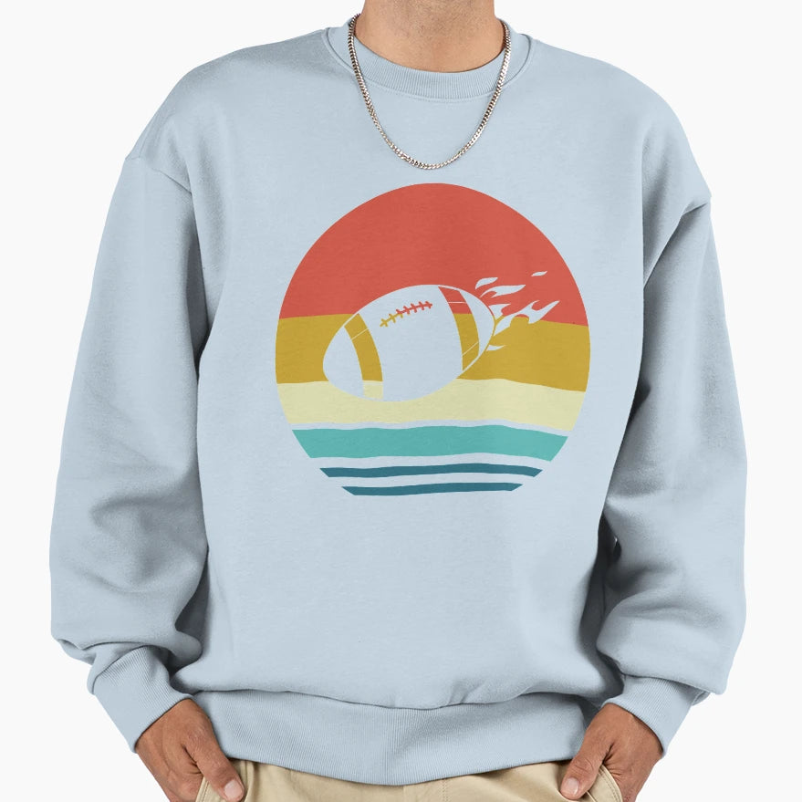 Rugby Rugby Ball Rugby Player Gift Sweatshirt - Minimalist Print for Adults - T-Shirt, Sweatshirt, Hoodie
