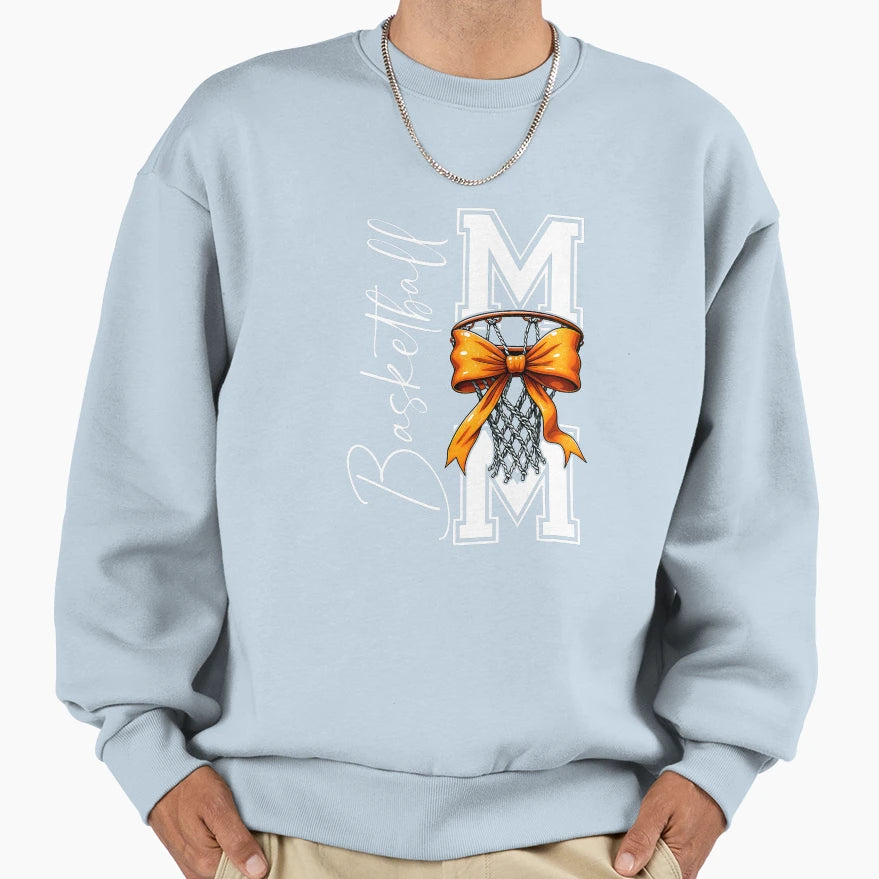 Basketball Mom Game Day Funny Sweatshirt - Casual Everyday Wear for Adults - T-Shirt, Sweatshirt, Hoodie