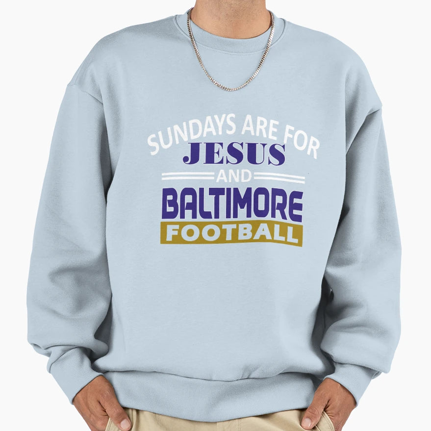 Baltimore Pro Football And Sweatshirt - Casual Everyday Wear for Adults - T-Shirt, Sweatshirt, Hoodie
