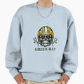 Green Bay Football Helmet Sugar Sweatshirt - Streetwear Style for Adults - T-Shirt, Sweatshirt, Hoodie