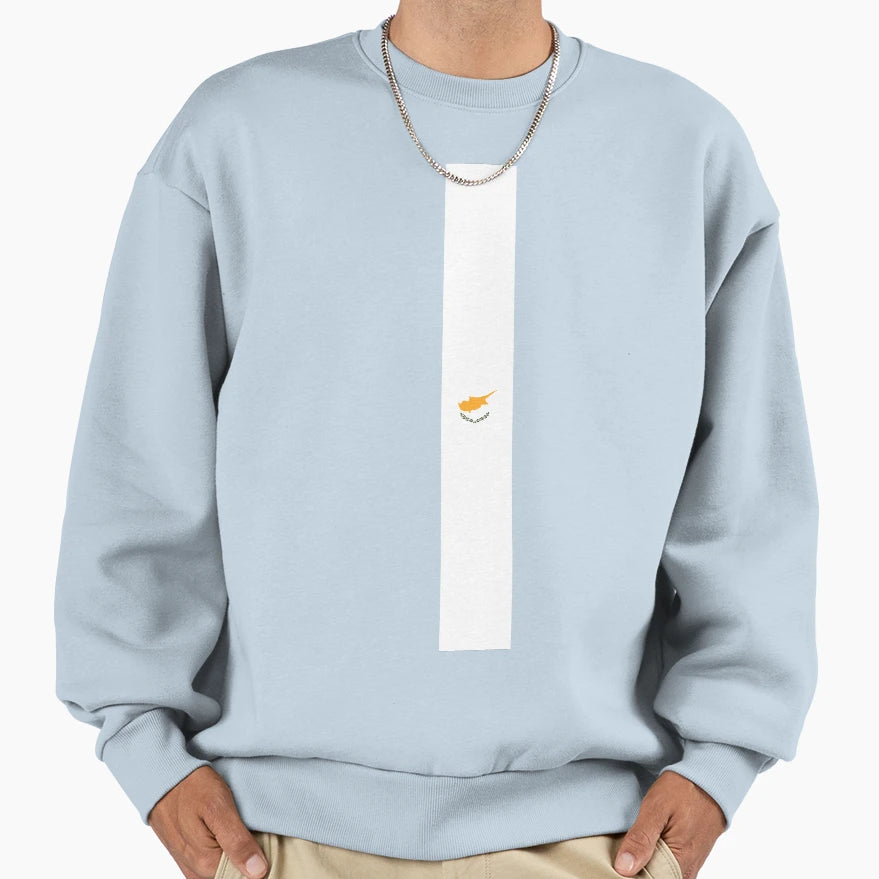 Cyprus Flag Sweatshirt - Casual Everyday Wear Unisex - T-Shirt, Sweatshirt, Hoodie