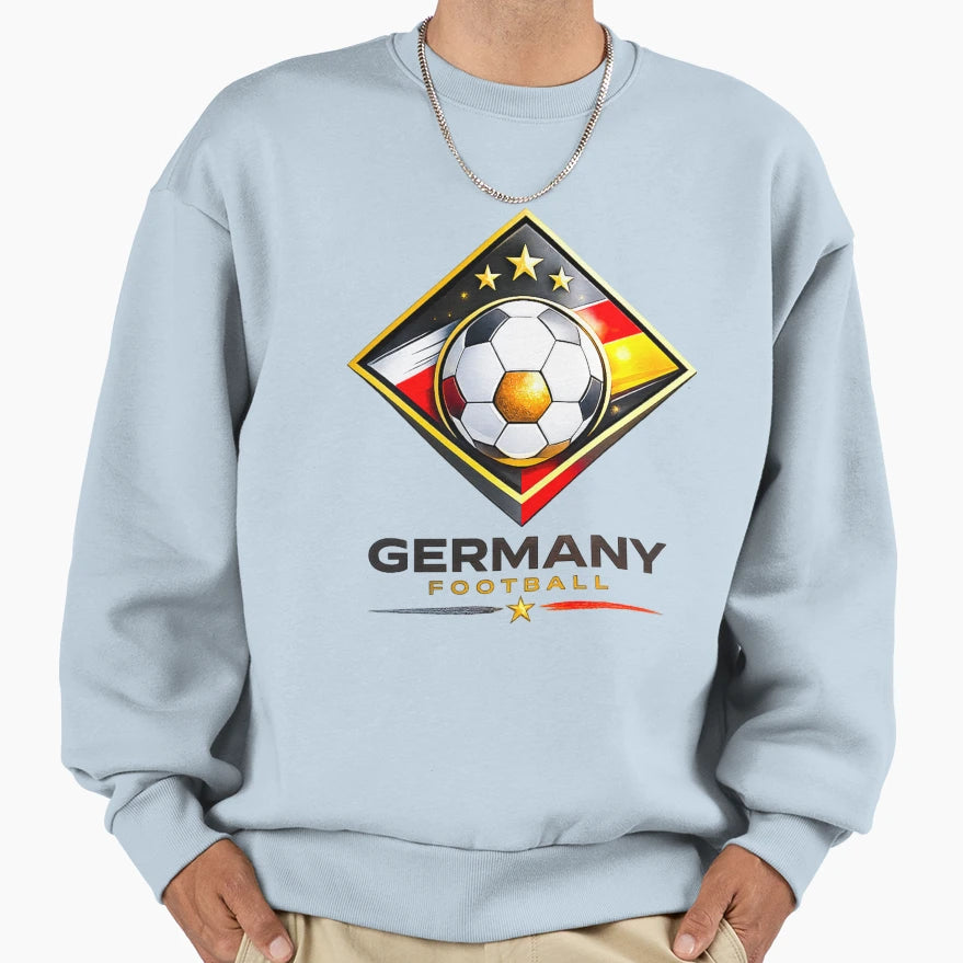 Germany Football Ultra Modern Sweatshirt - Novelty Apparel for Adults - T-Shirt, Sweatshirt, Hoodie