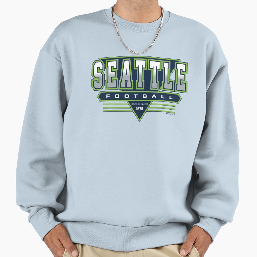 Seattle Football Seahawks Inspired Sweatshirt - Trendy Graphic Men Women - T-Shirt, Sweatshirt, Hoodie