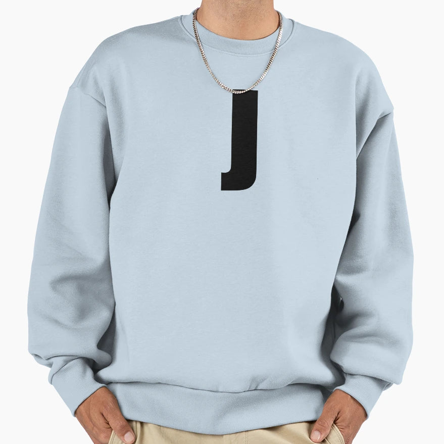 J Letter J Sweatshirt - Unique Graphic Men Women - T-Shirt, Sweatshirt, Hoodie