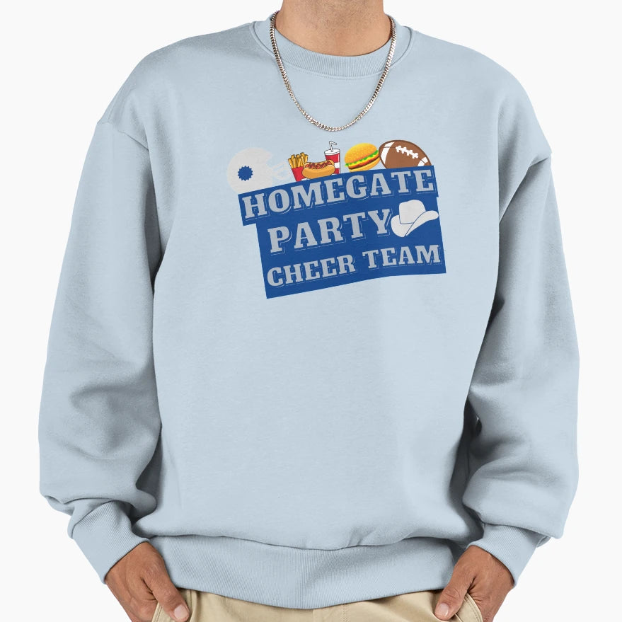 Cheer Team Game Day Football Homegate Sweatshirt - Minimalist Print Unisex - T-Shirt, Sweatshirt, Hoodie