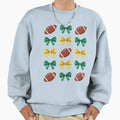 Green Yellow Gold Footballs Bows Sweatshirt - Unique Graphic for Adults - T-Shirt, Sweatshirt, Hoodie