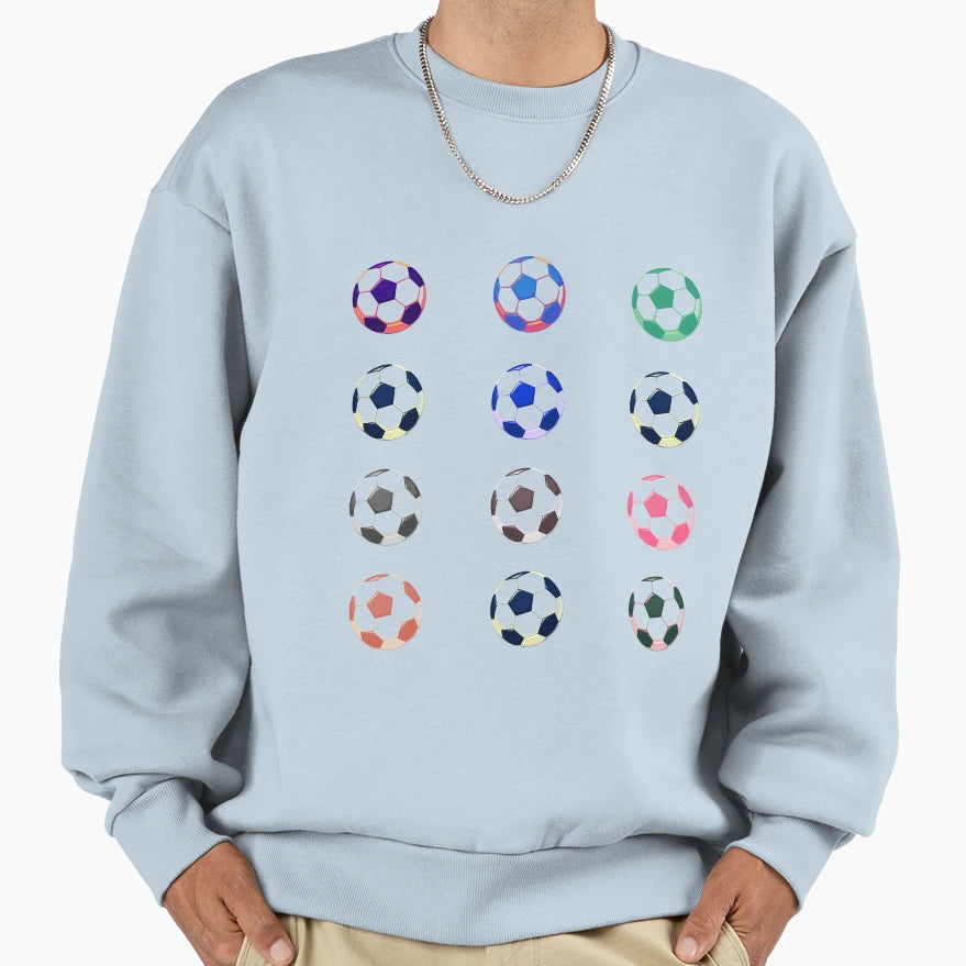 Soccer Ball Sweatshirt - Casual Everyday Wear Unisex - T-Shirt, Sweatshirt, Hoodie