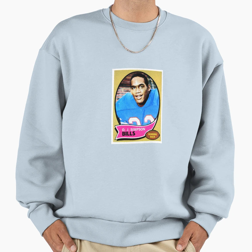 Oj Simpson Buffalo Bills Football Sweatshirt - Minimalist Print Men Women - T-Shirt, Sweatshirt, Hoodie