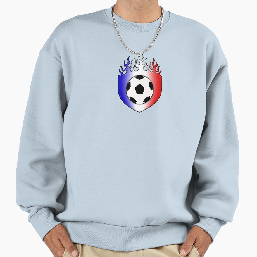 Blazon France Football Sweatshirt - Fun Novelty Design Men Women - T-Shirt, Sweatshirt, Hoodie