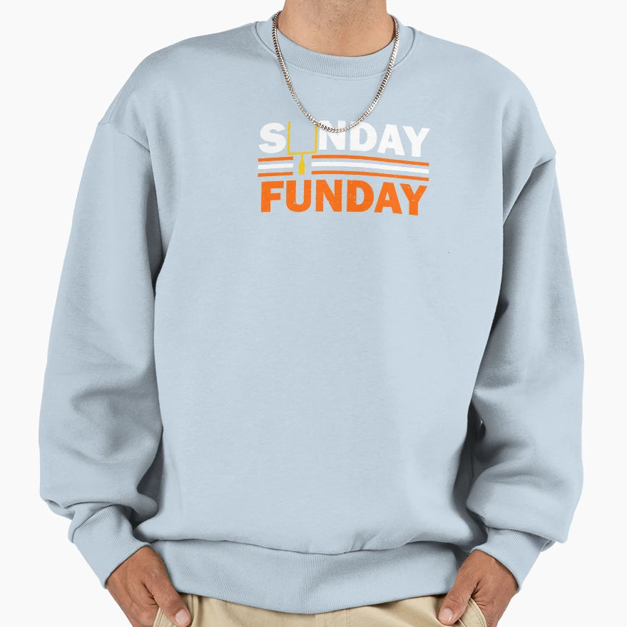 Sunday Funday Cleveland Sweatshirt - Minimalist Print Unisex - T-Shirt, Sweatshirt, Hoodie