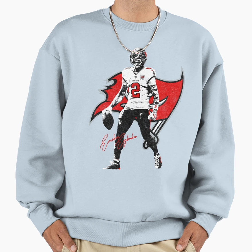 Emeka Egbuka Variant Sweatshirt - Aesthetic Graphic Unisex - T-Shirt, Sweatshirt, Hoodie