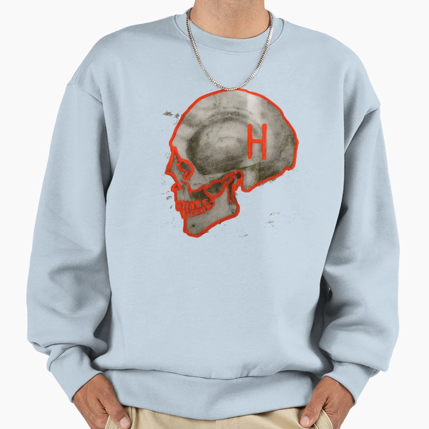 H Skull Pd Sweatshirt - Custom Art Print Men Women - T-Shirt, Sweatshirt, Hoodie