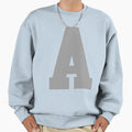 Alphabet Silver Sports Letter Sweatshirt - Streetwear Style Unisex - T-Shirt, Sweatshirt, Hoodie