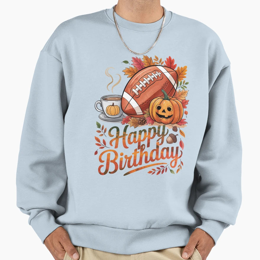 Tis Season Football Pumpkin Spice Sweatshirt - Fun Novelty Design Unisex - T-Shirt, Sweatshirt, Hoodie