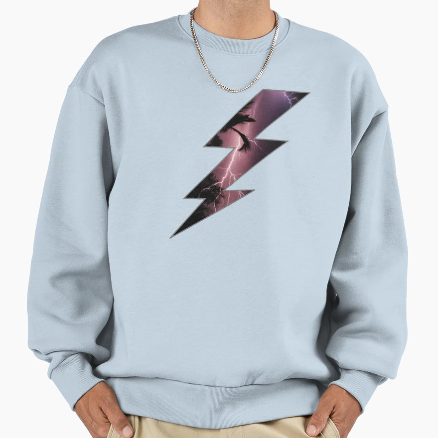 Lightening Bolt Sweatshirt - Fun Novelty Design Unisex - T-Shirt, Sweatshirt, Hoodie