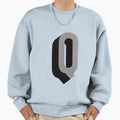 Grey And Black Q Film Noir Monogram Sweatshirt - Novelty Apparel Men Women - T-Shirt, Sweatshirt, Hoodie
