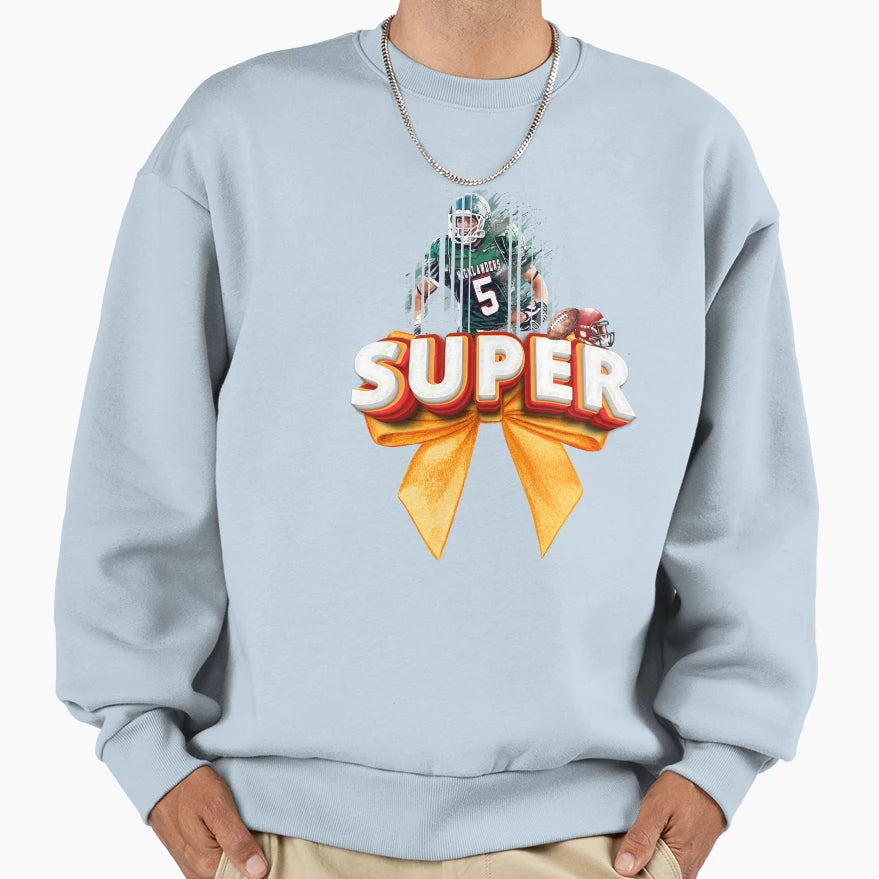 Super Bowl Sweatshirt - Minimalist Print for Adults - T-Shirt, Sweatshirt, Hoodie