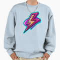 Vibrant Neon Glow Futuristic Sweatshirt - Casual Everyday Wear Unisex - T-Shirt, Sweatshirt, Hoodie