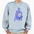 Zinedine Zidane French Legend Art Sweatshirt - Aesthetic Graphic Unisex - T-Shirt, Sweatshirt, Hoodie