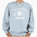 Im Just Here Snacks Funny Football T-Shirt - Streetwear Style Men Women - T-Shirt, Sweatshirt, Hoodie