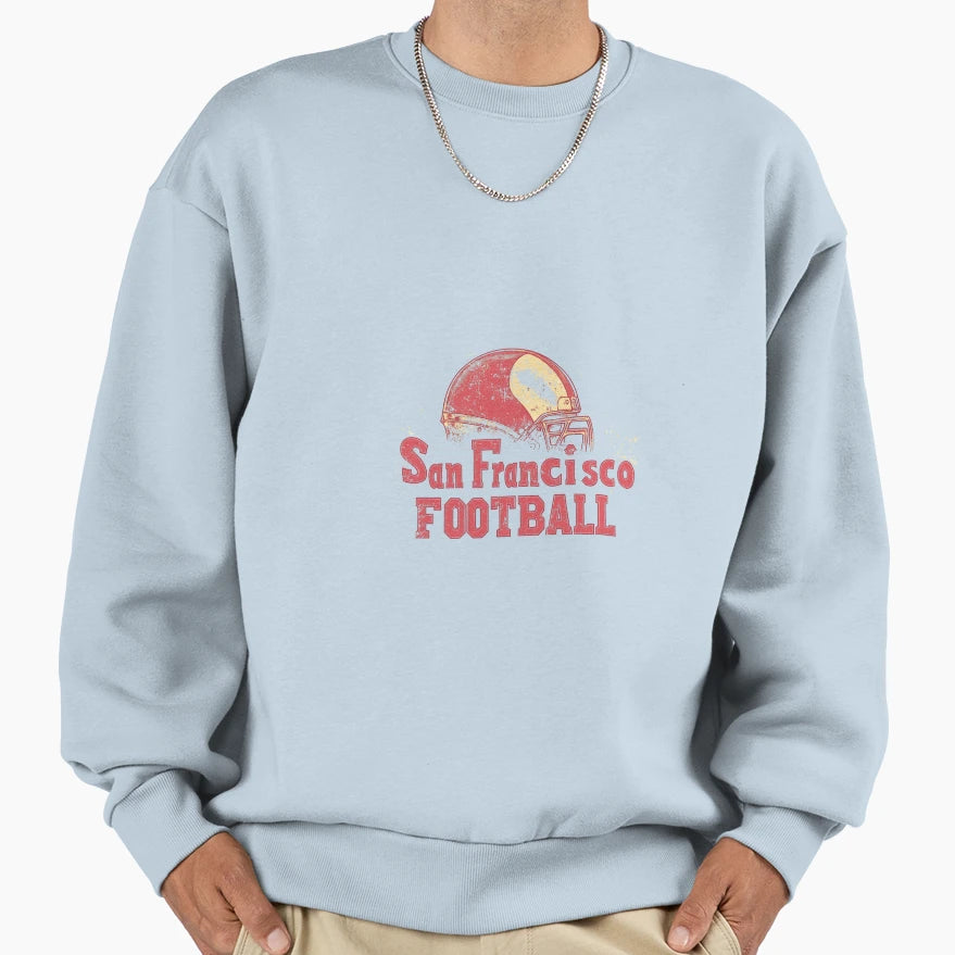 San Francisco Football Sweatshirt - Aesthetic Graphic Unisex - T-Shirt, Sweatshirt, Hoodie