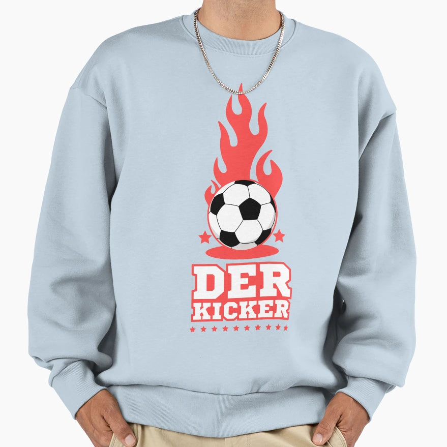 Der Kicker Schwarz Fu Baller Fu Sweatshirt - Casual Everyday Wear Unisex - T-Shirt, Sweatshirt, Hoodie