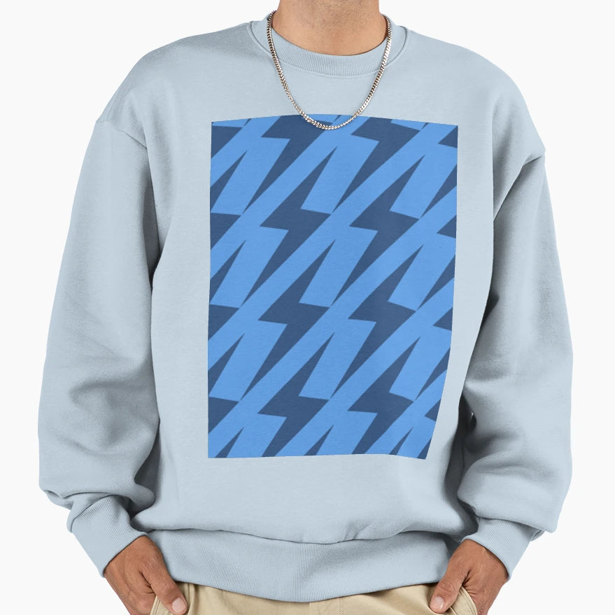 Super Fun Lightning Bolt Party Pattern Sweatshirt - Custom Art Print Unisex - T-Shirt, Sweatshirt, Hoodie