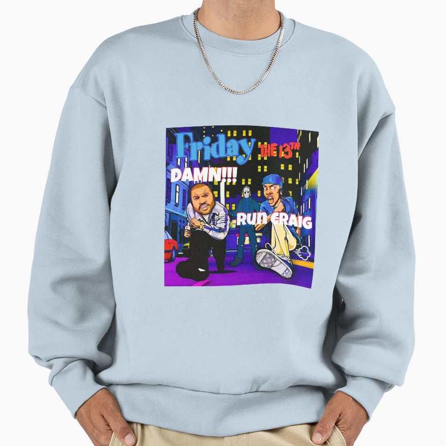 Friday Meets Friday 13Th Sweatshirt - Aesthetic Graphic Unisex - T-Shirt, Sweatshirt, Hoodie